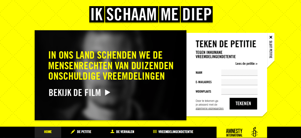 Amnesty www.Ikschaammediep.nl