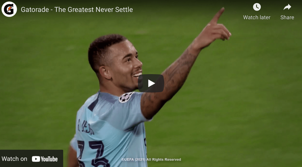 Gatorade – The Greatest Never&nbsp;Settle